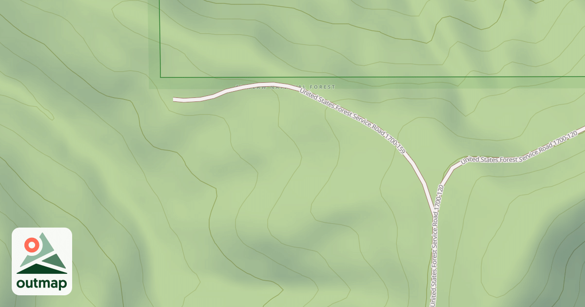 Map of USFS Motor Vehicle Use Map Roads {37198922-6762-444B-8331-4E71C0837477}