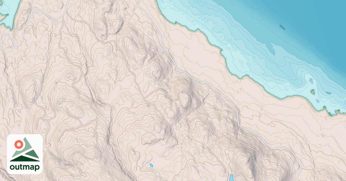 Map of LUCK POINT NO BEACH SLOPE