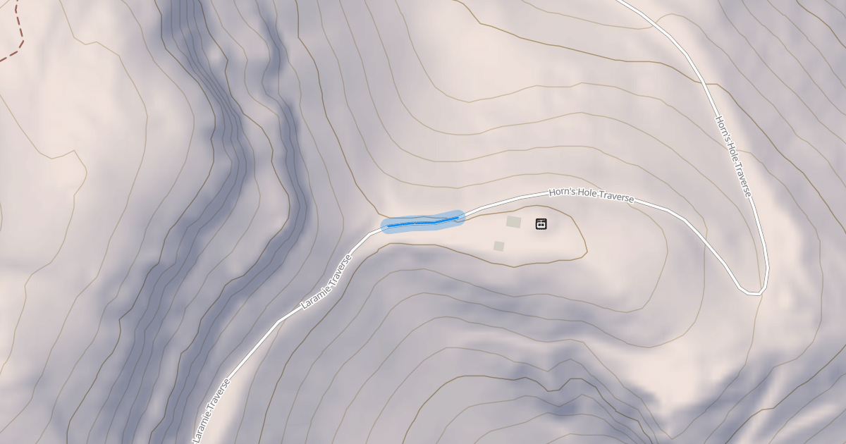 Map preview of Laramie Traverse