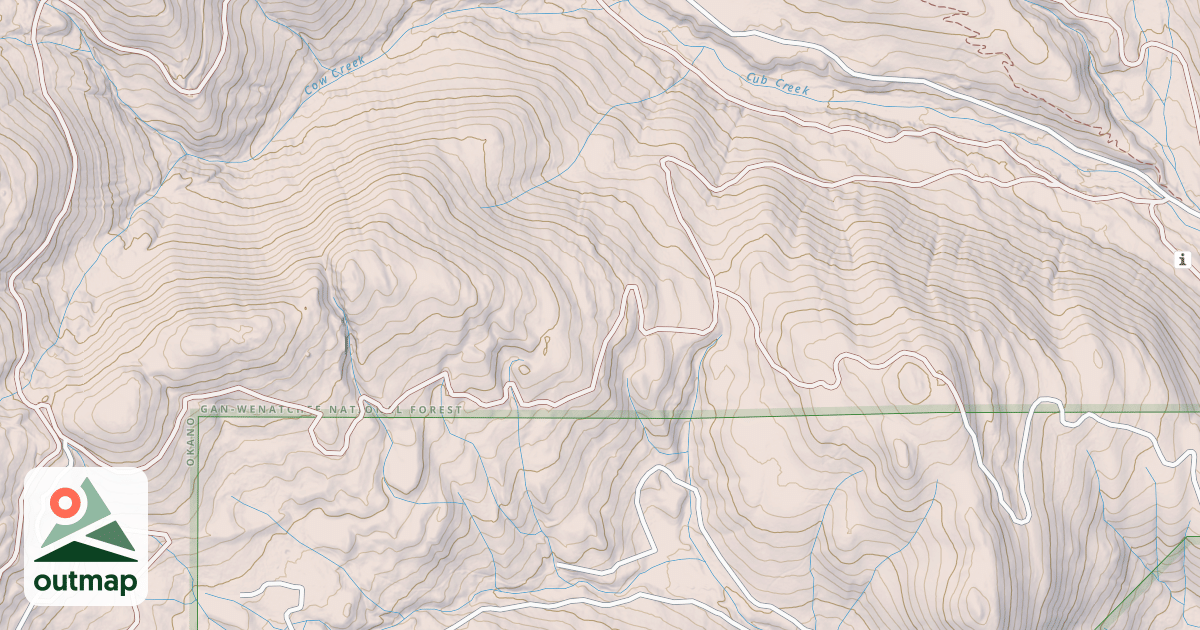 Map of LITTLE CUB CREEK