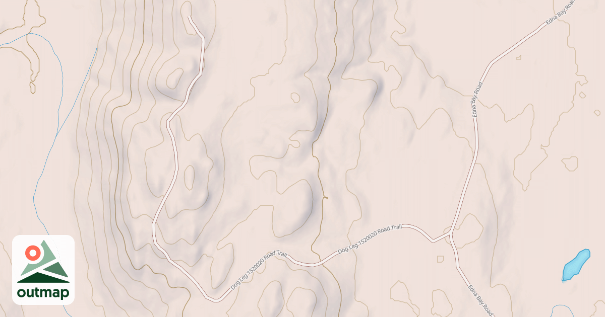 Map of DOG LEG 1520020 ROAD