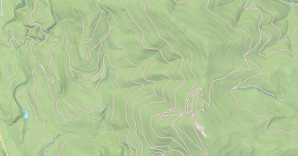 Map preview of DOAK CR BLUE MTN L