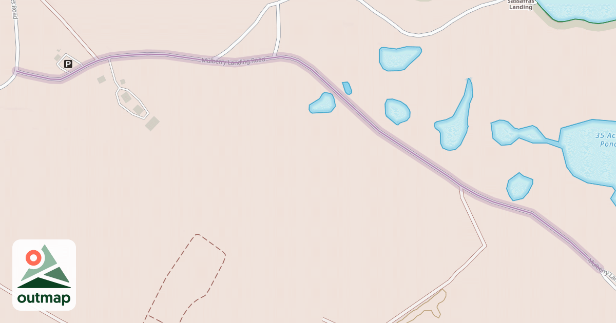Map of Mulberry Landing Road