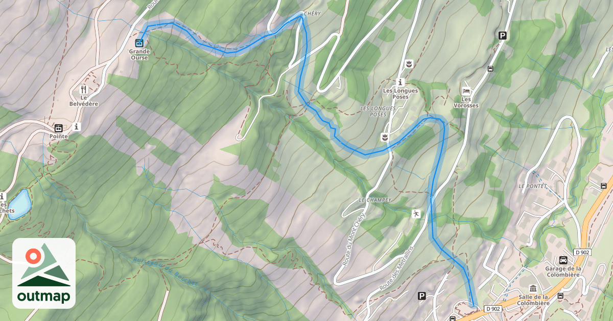 Map of Chamois