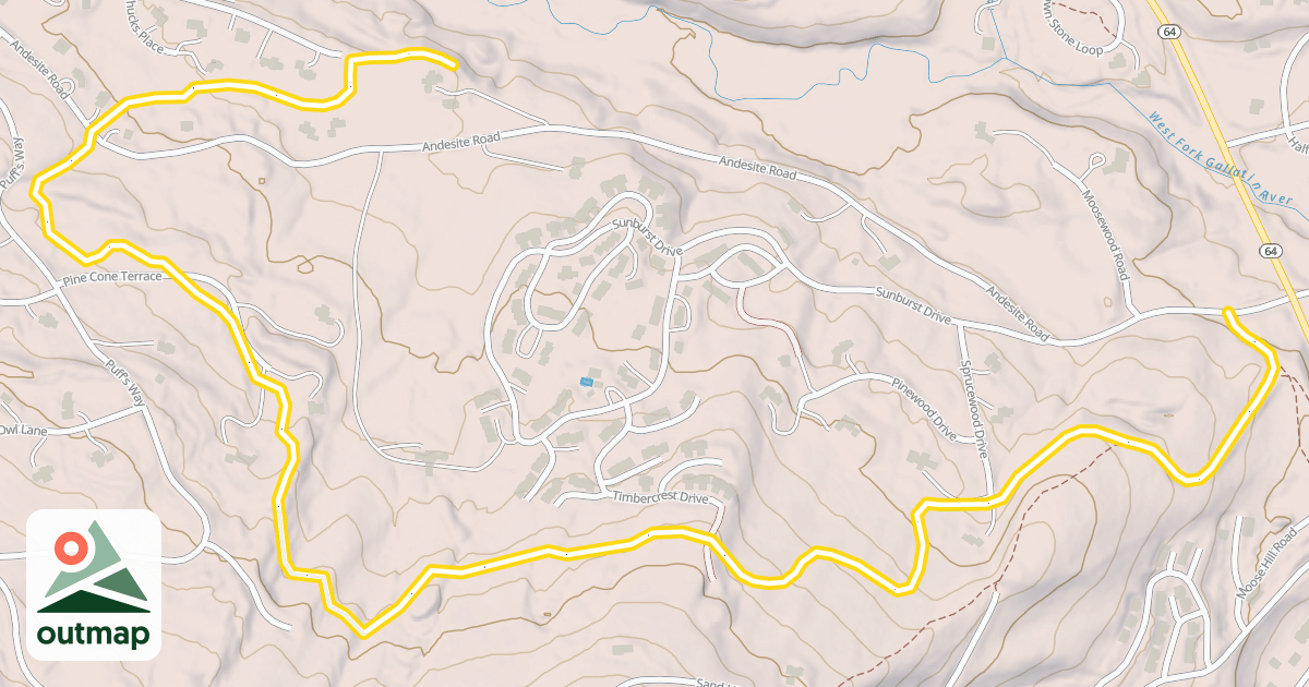 Map of Andesite