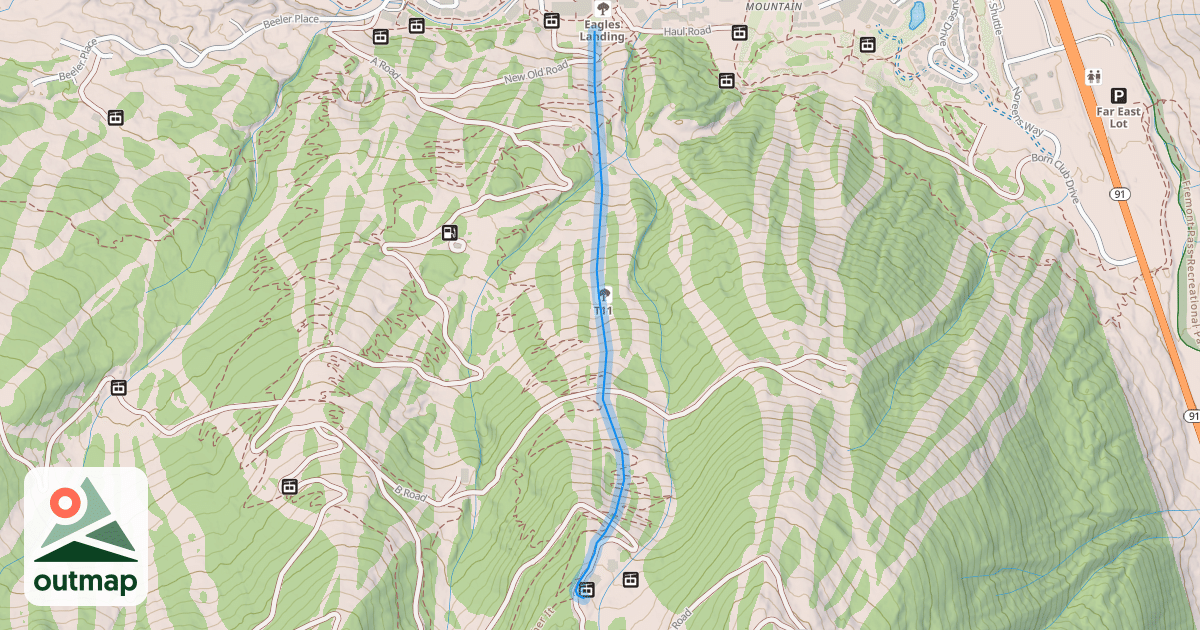 Map of Main Vein