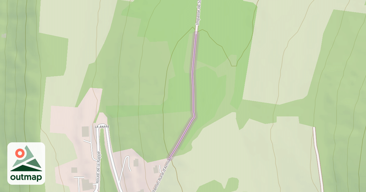 Map of Chemin Rural d'Armiaz