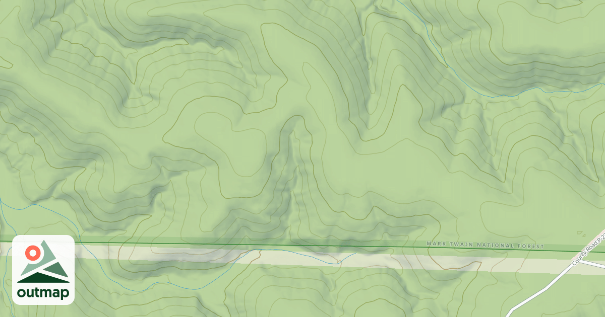 Map of BUTTON ROCK HOLLOW