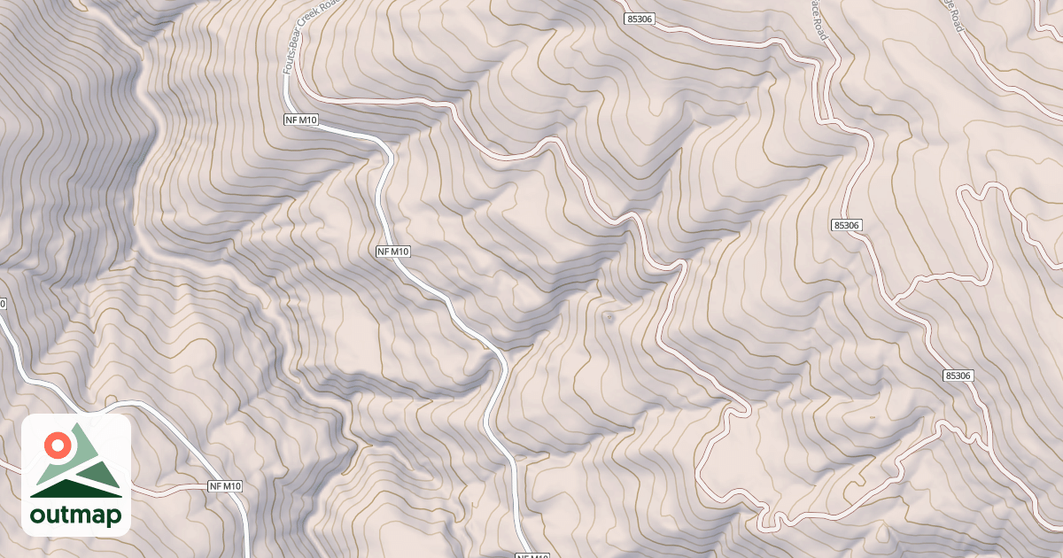 Map of SOUTH FK STONY EAST