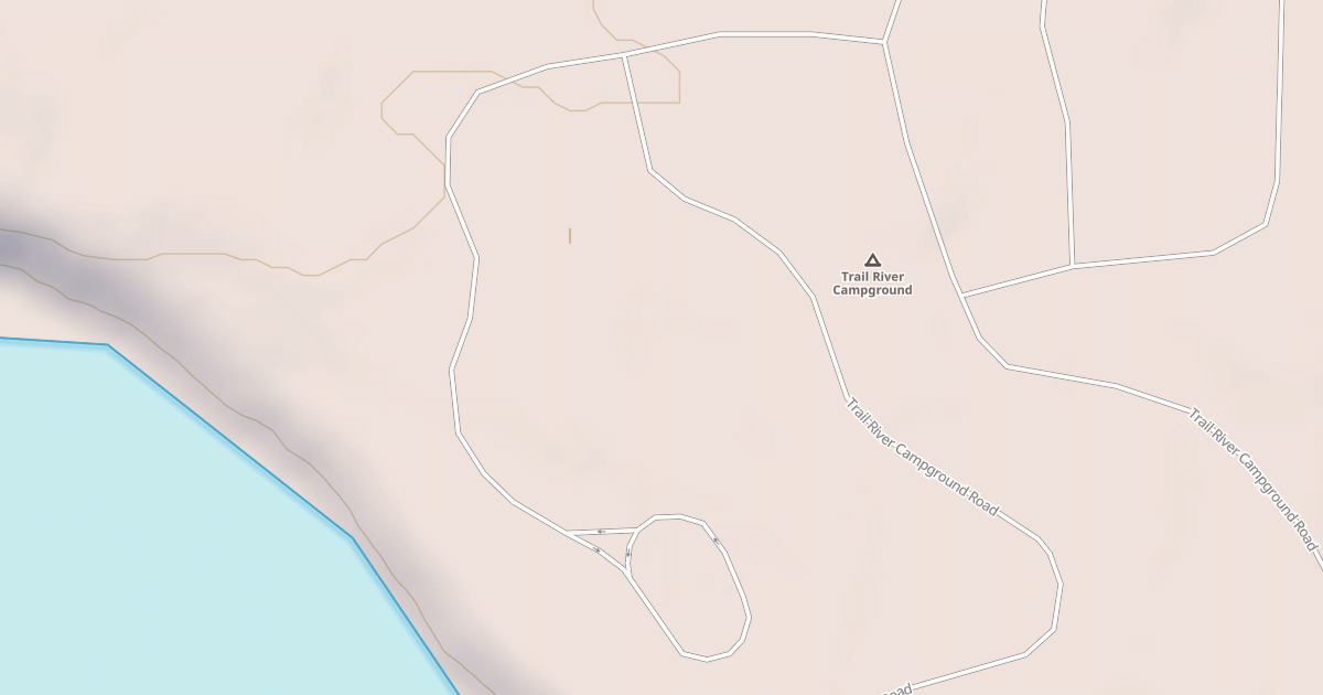 Map preview of TRAIL RIVER LAKESIDE DU RD