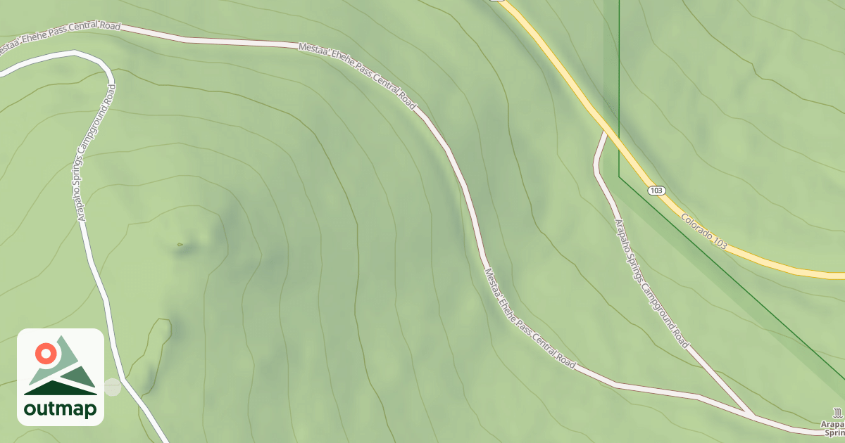 Map of MESTAA' EHEHE PASS CENTRAL