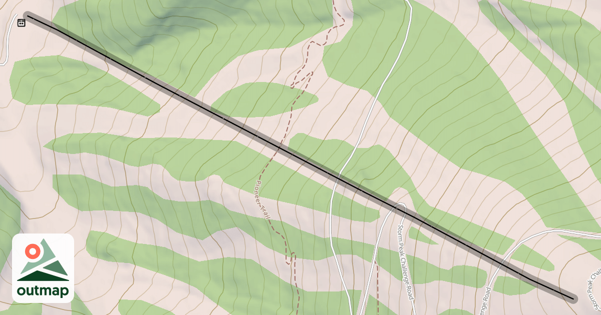 Map of Four Points Lift Line