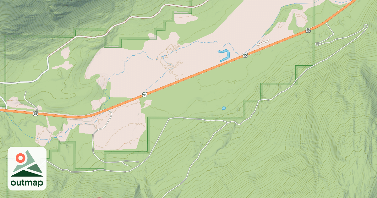 Map of ROUND PRAIRIE