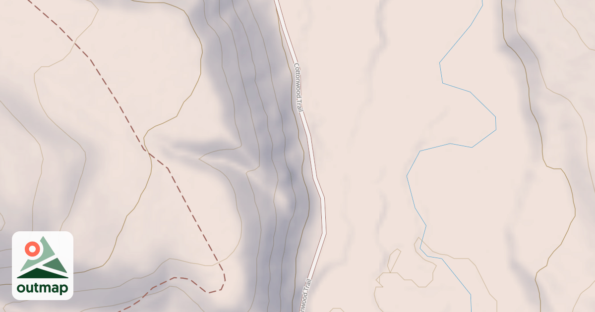 Map of Cottonwood Snowmobile