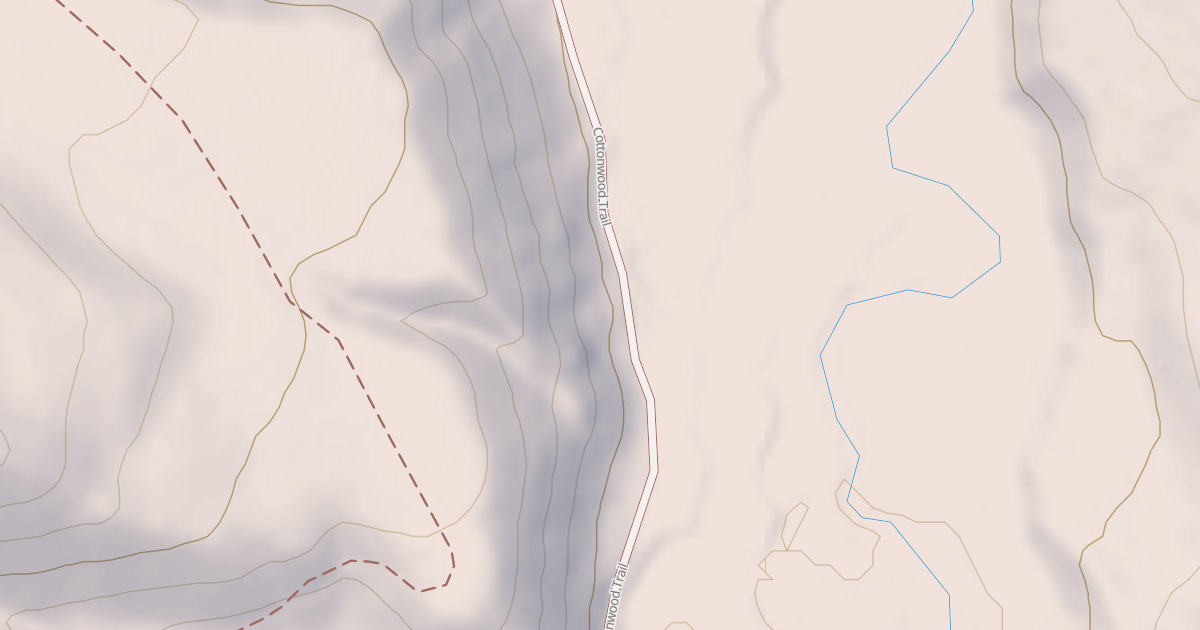 Map preview of Cottonwood Snowmobile