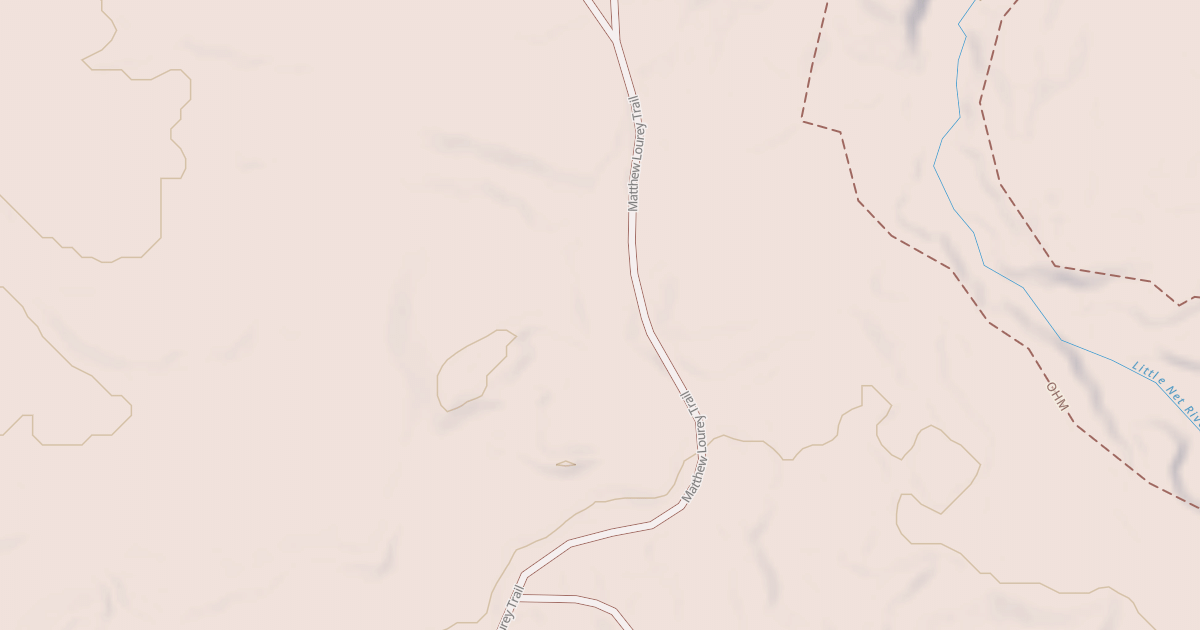 Map preview of Matthew Lourey State Trail