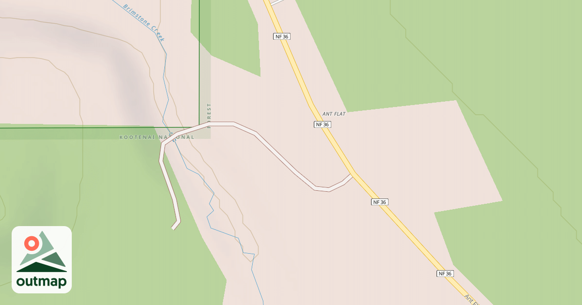 Map of ANT FLAT WORK CENTER