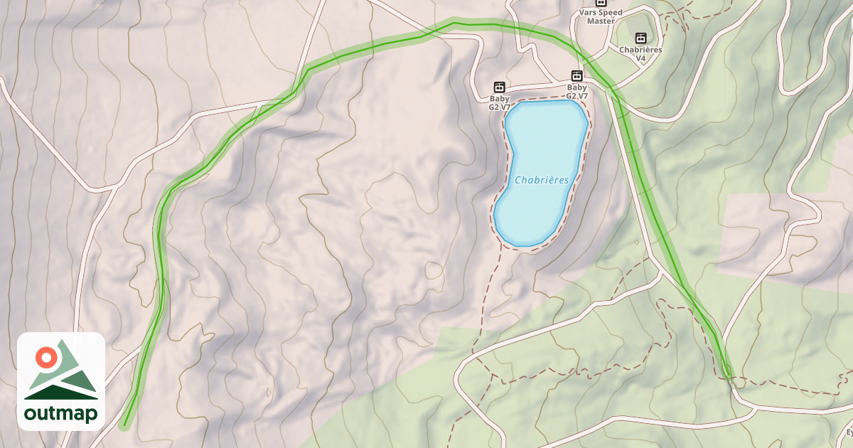 Map of Les Clapiers