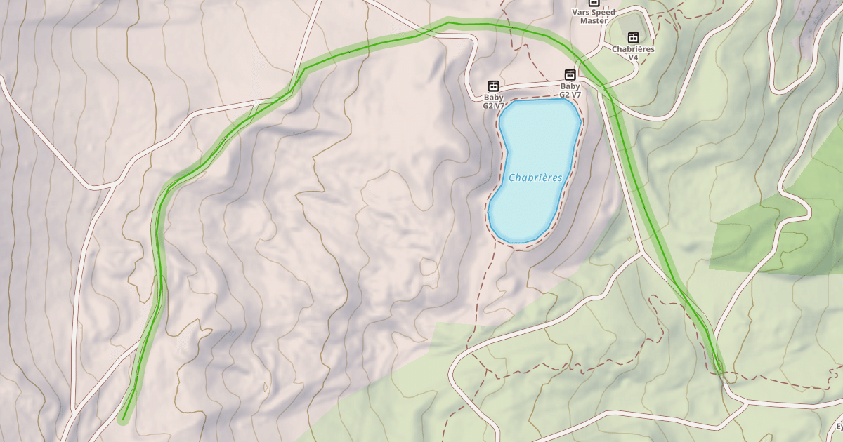 Map preview of Les Clapiers