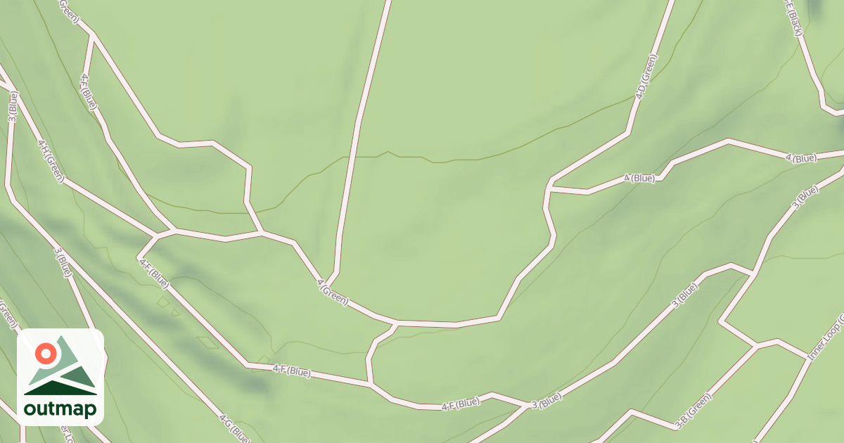 Map of Rock Run ATV Trails