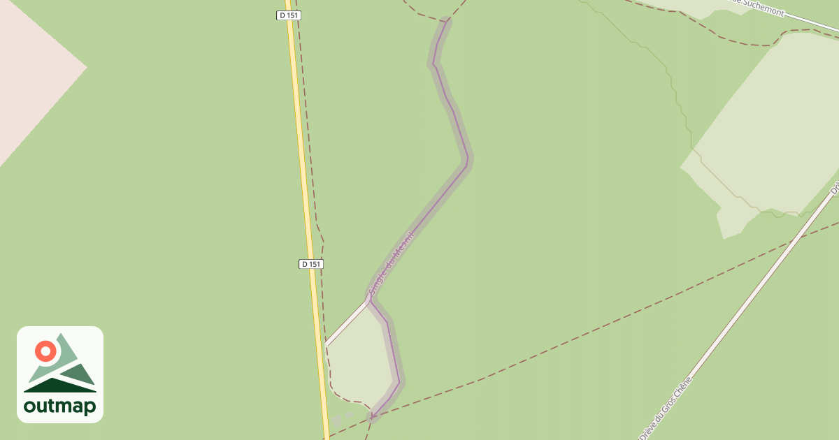 Map of Single du Mesnil