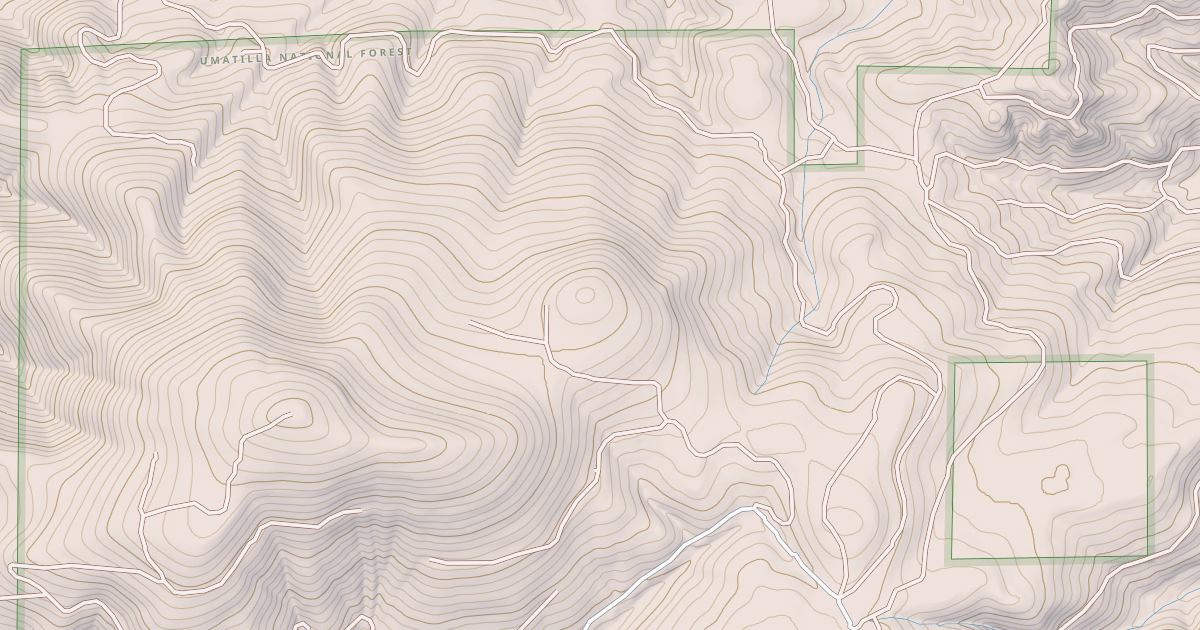 Map preview of USFS National Forest System Roads {B74CE7B8-47F9-4573-B897-3BC4A36A50B7}