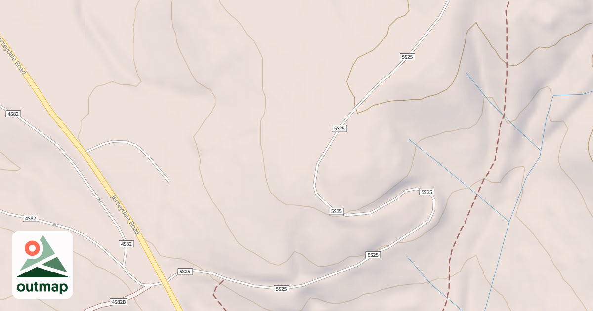 Map of FOOTMAN RIDGE