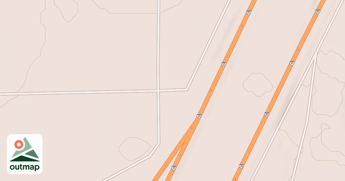 Map of General C.C. Andrews State Forest Trails