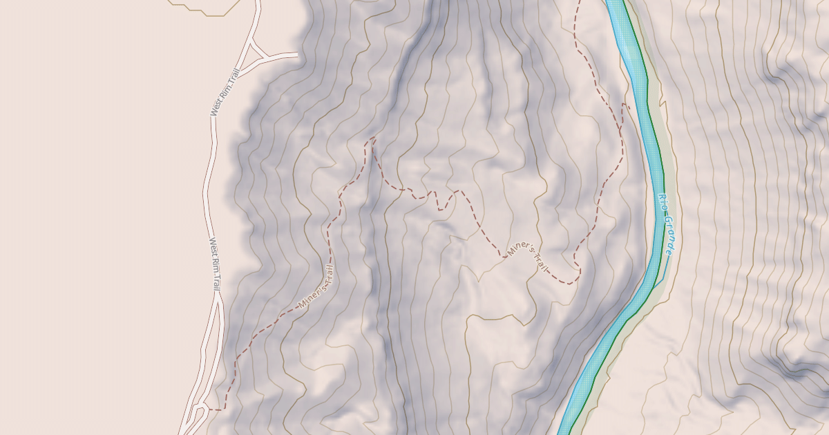 Map preview of Miners Trail