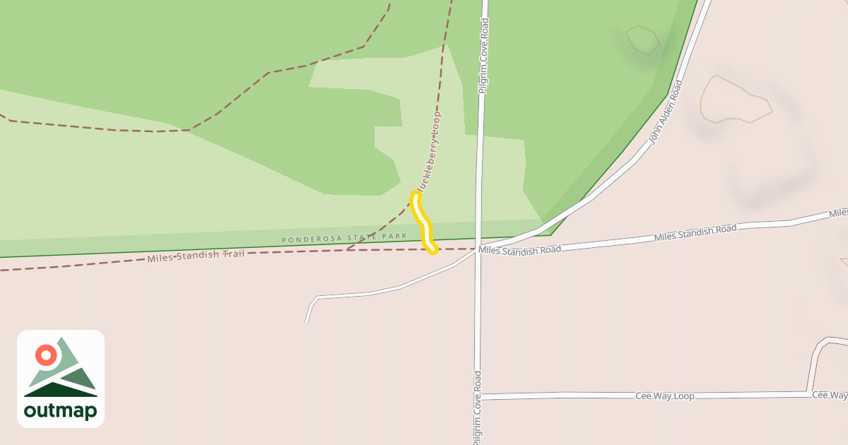 Map of Huckleberry Loop