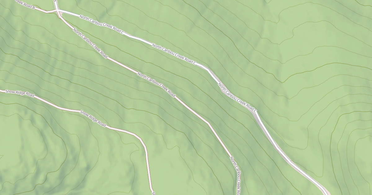 Map preview of NORTH CARIBOU CREEK C