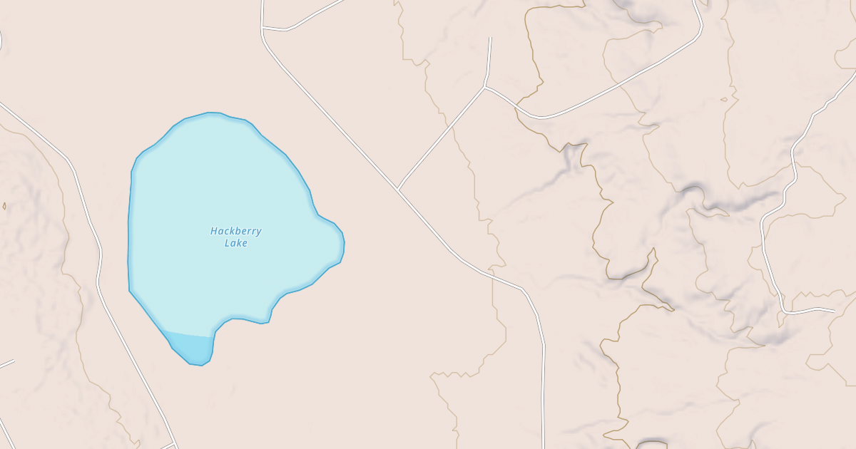 Map preview of Hackberry Trail System - Inner Loop Trail