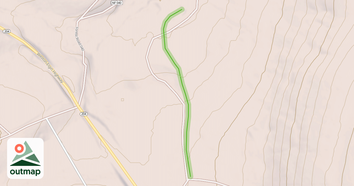 Map of Leland's Trail