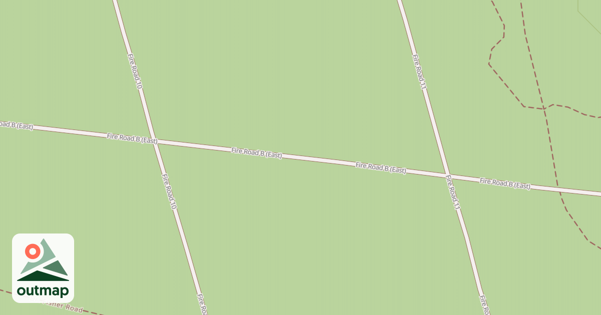 Map of Fire Road 58