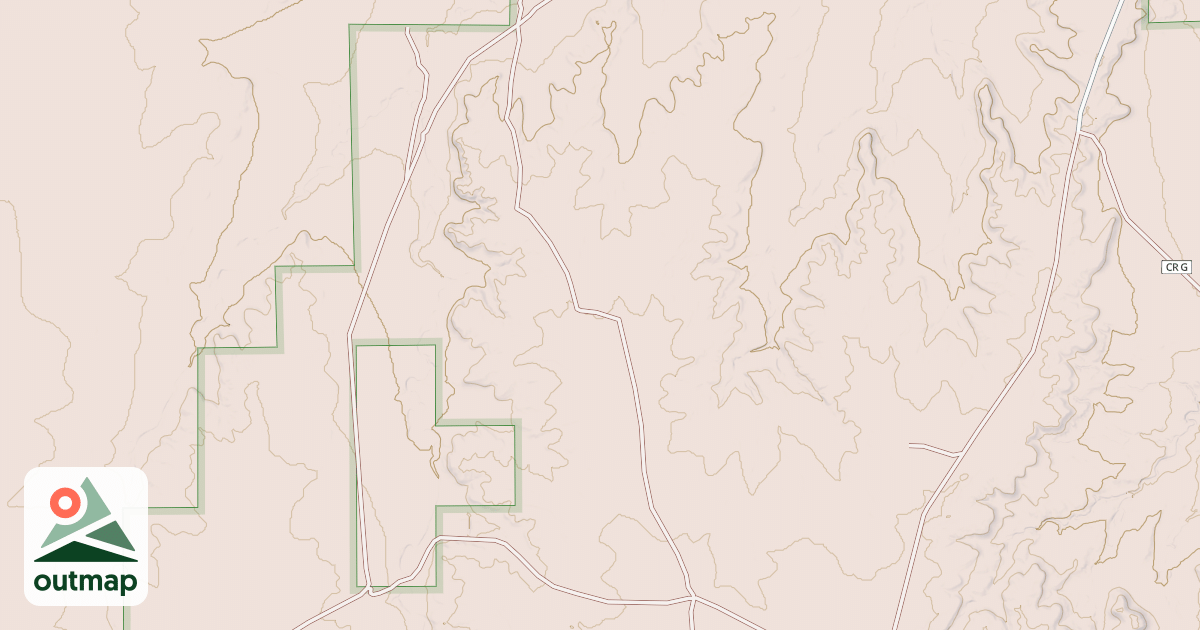 Map of SOUTH CROOKED ARROYO F