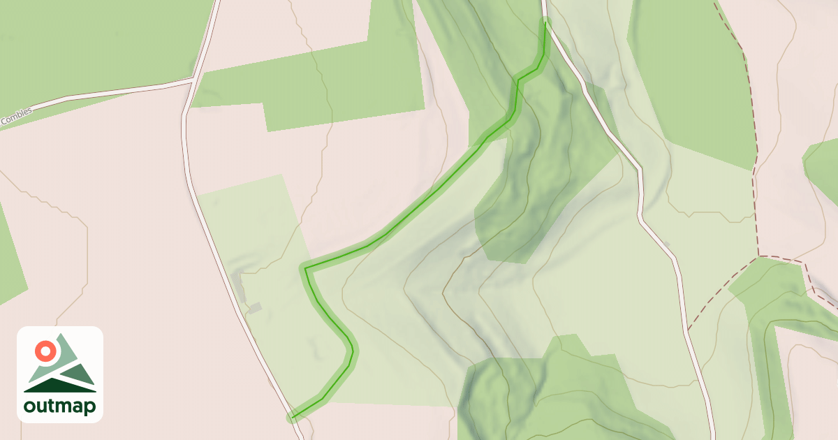 Map of Chemin de la Ferme de Courthuis
