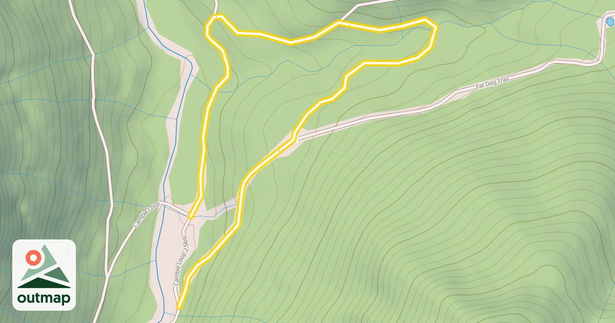Map of Cambie Loop 5km