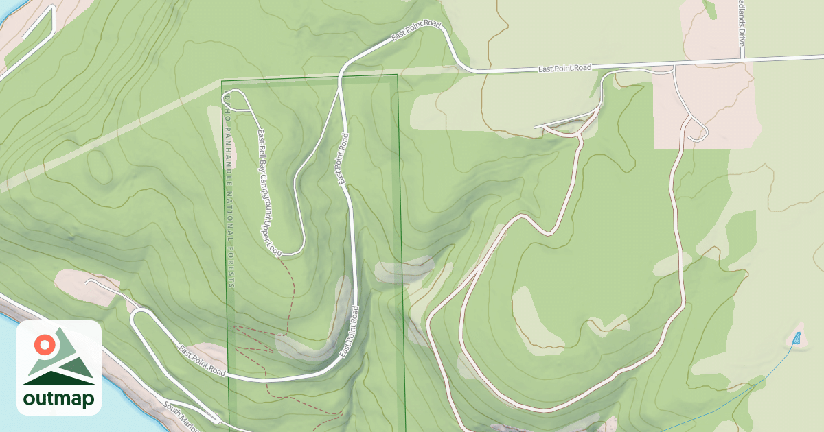 Map of BELL  BAY CAMPGROUND