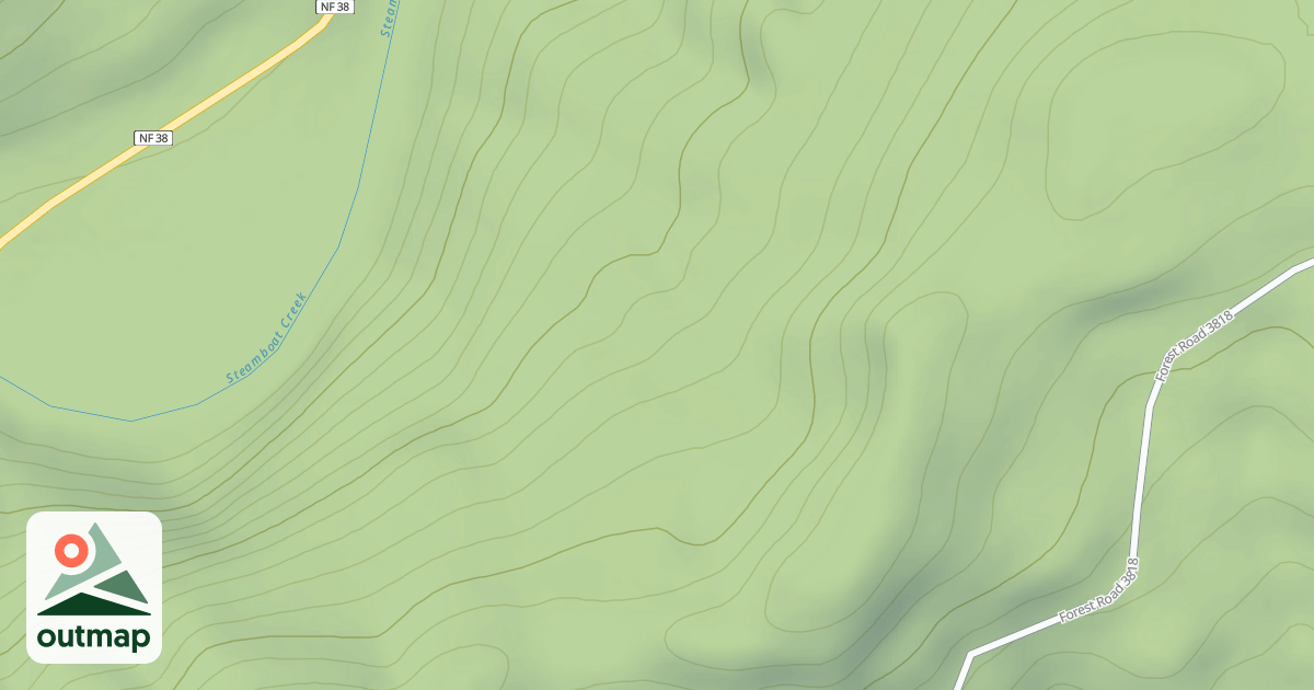 Map of LITTLE BEND CR NO 2 T.S.