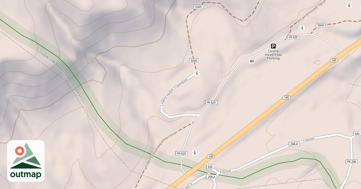 Map of LIZARD HEAD TH