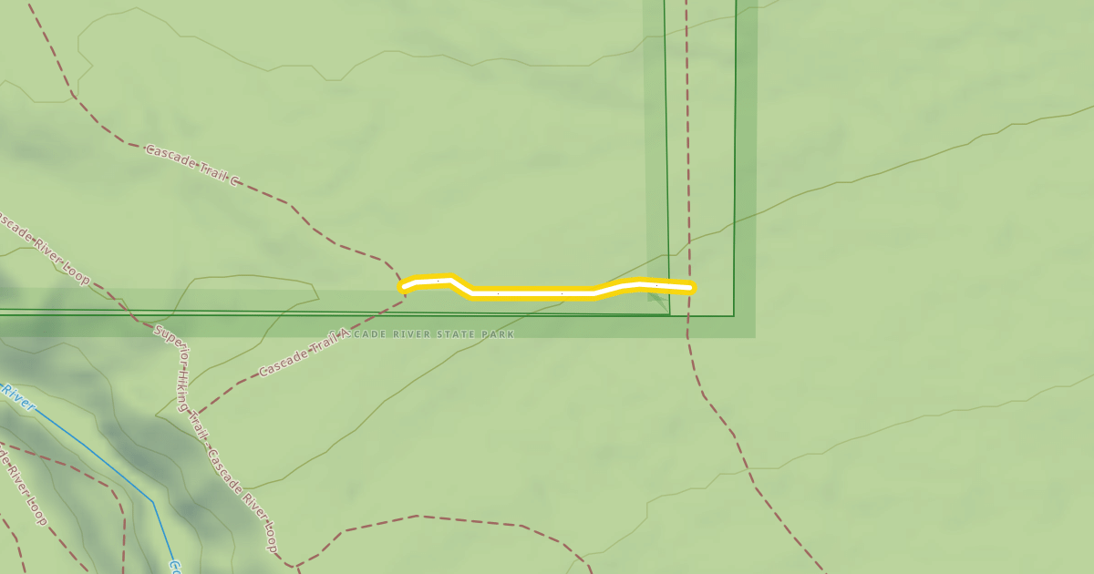 Map preview of Cascade Trail B