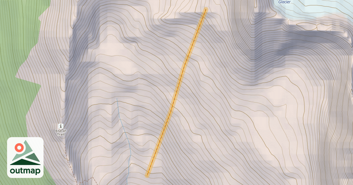 Map of Avalanche Moraines