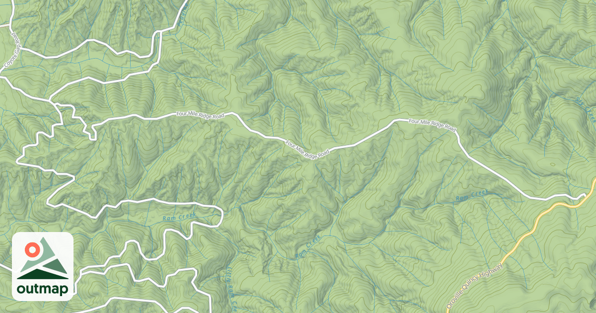 Map of FOUR MILE RIDGE