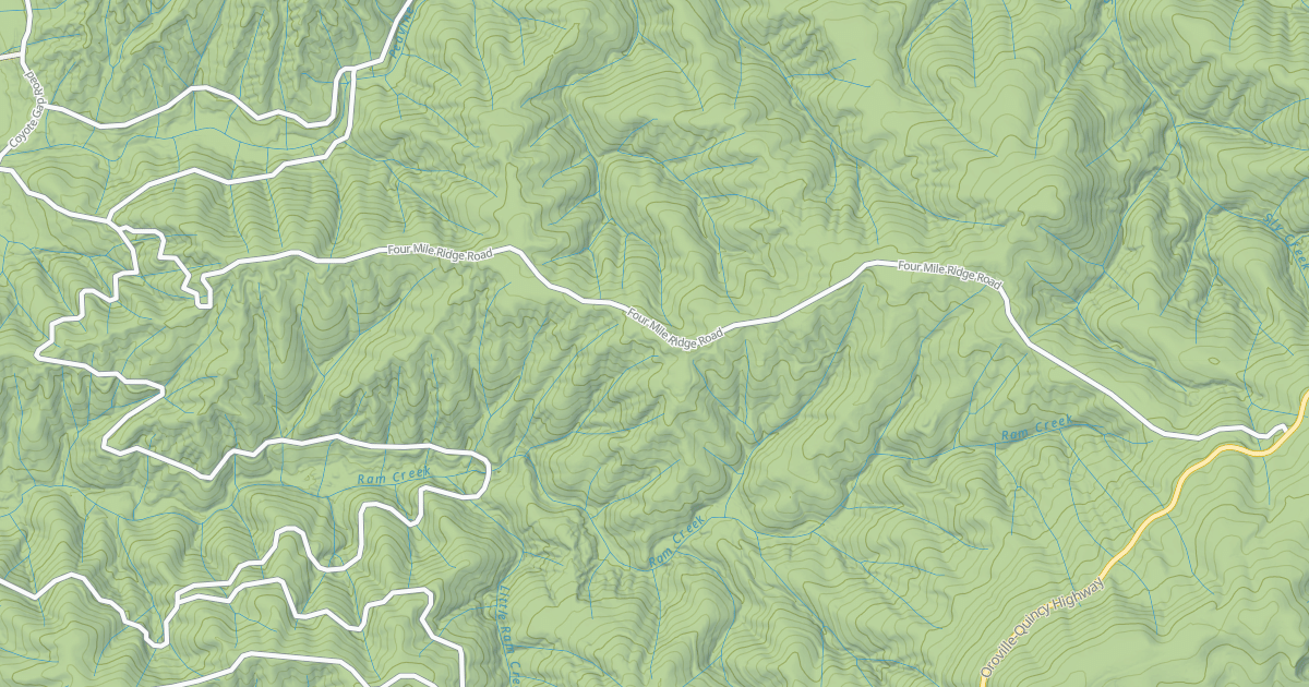Map preview of FOUR MILE RIDGE