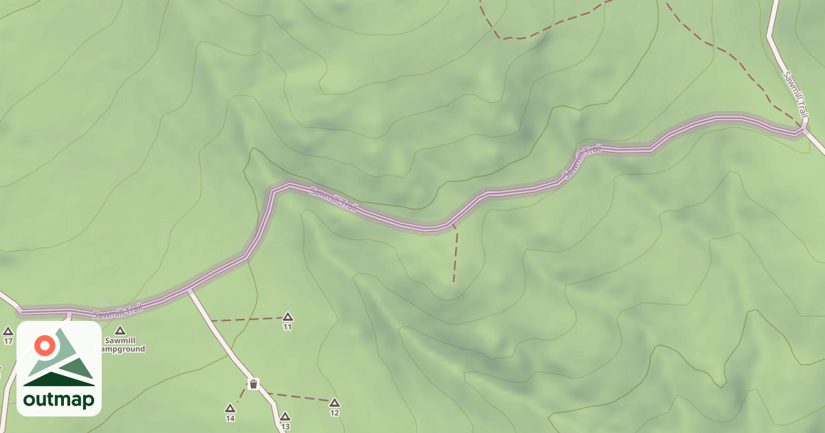 Map of Sawmill Trail