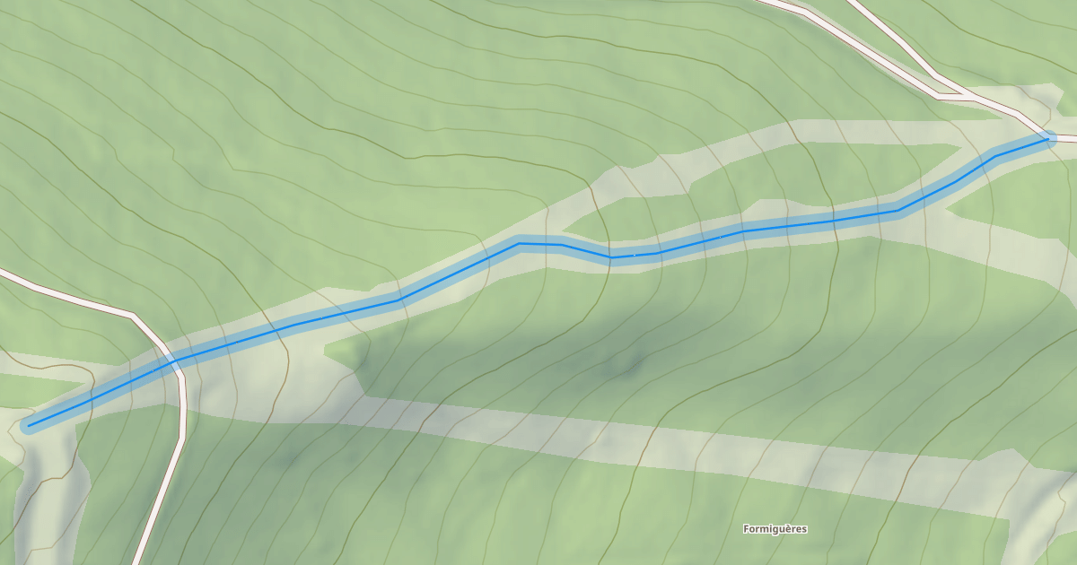Map preview of Les Crêtes