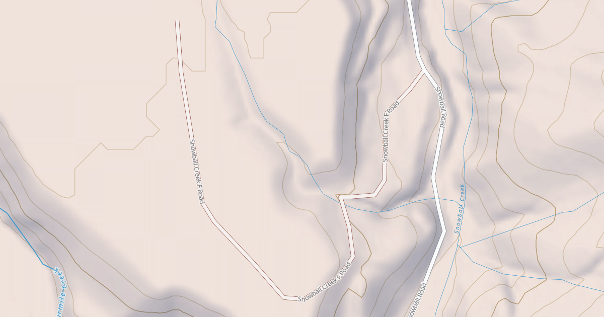 Map preview of SNOWBALL CRK F