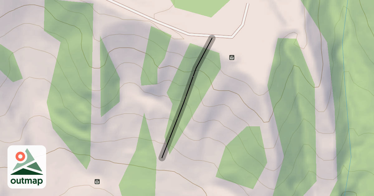 Map of Copper Chute Glade