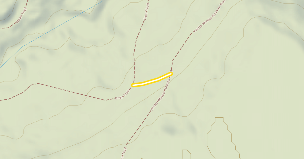 Map preview of Arctic Winter Games Trail