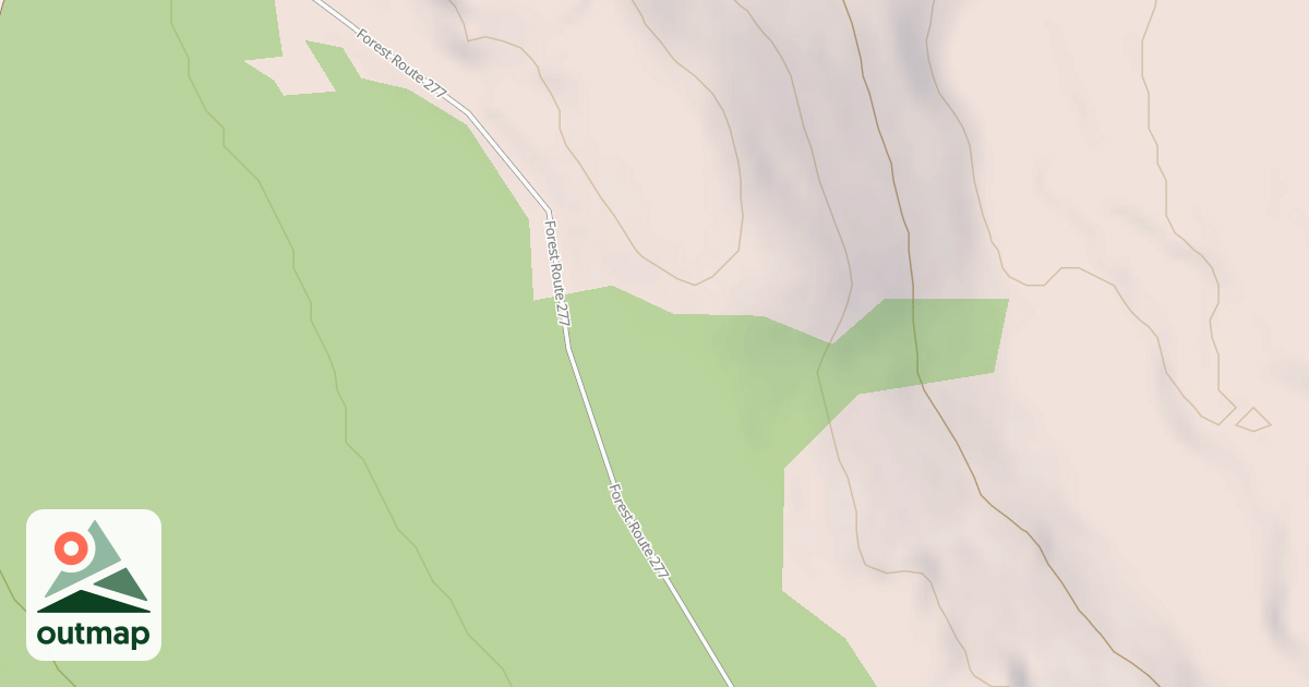 Map of ANTELOPE BASIN EAST